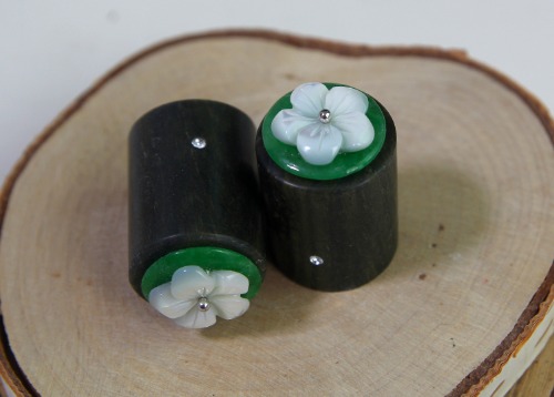 수제도장 손새김 - 흰꽃송이